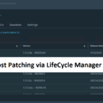 ESXi Host Patching via LifeCycle Manager